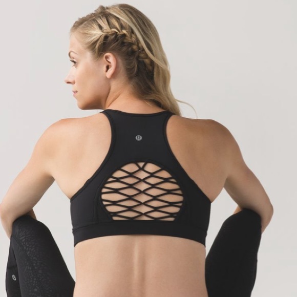Lululemon Sweaty Or Not Bra - Black - Picture 1 of 5